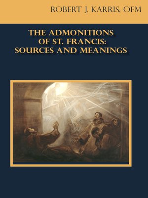 cover image of The Admonitions of St. Francis